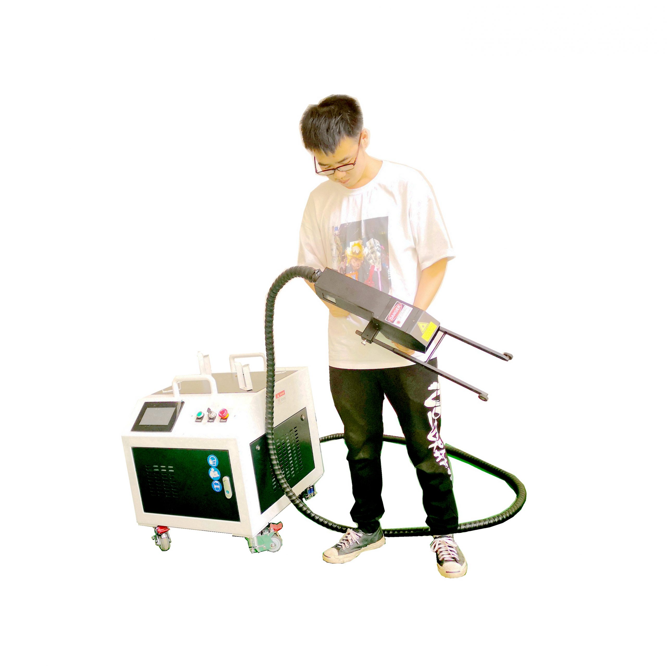 200W Handheld Laser Rust Removal Machine Laser Cleaner for Car  Rust/Paint/Oil